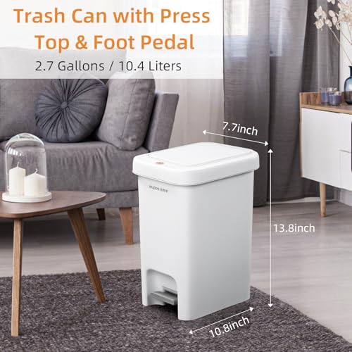 5.7 Gallon Step Trash Can with Lid J730