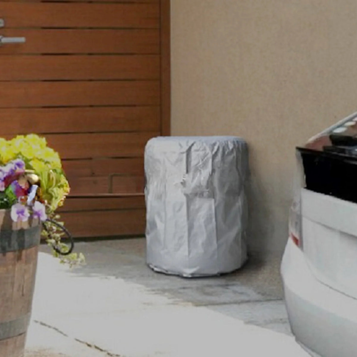 Tire Storage Cover for 4 Tires Stacked Large 210D Oxford Cloth Foldable Adjustable Bag M14160