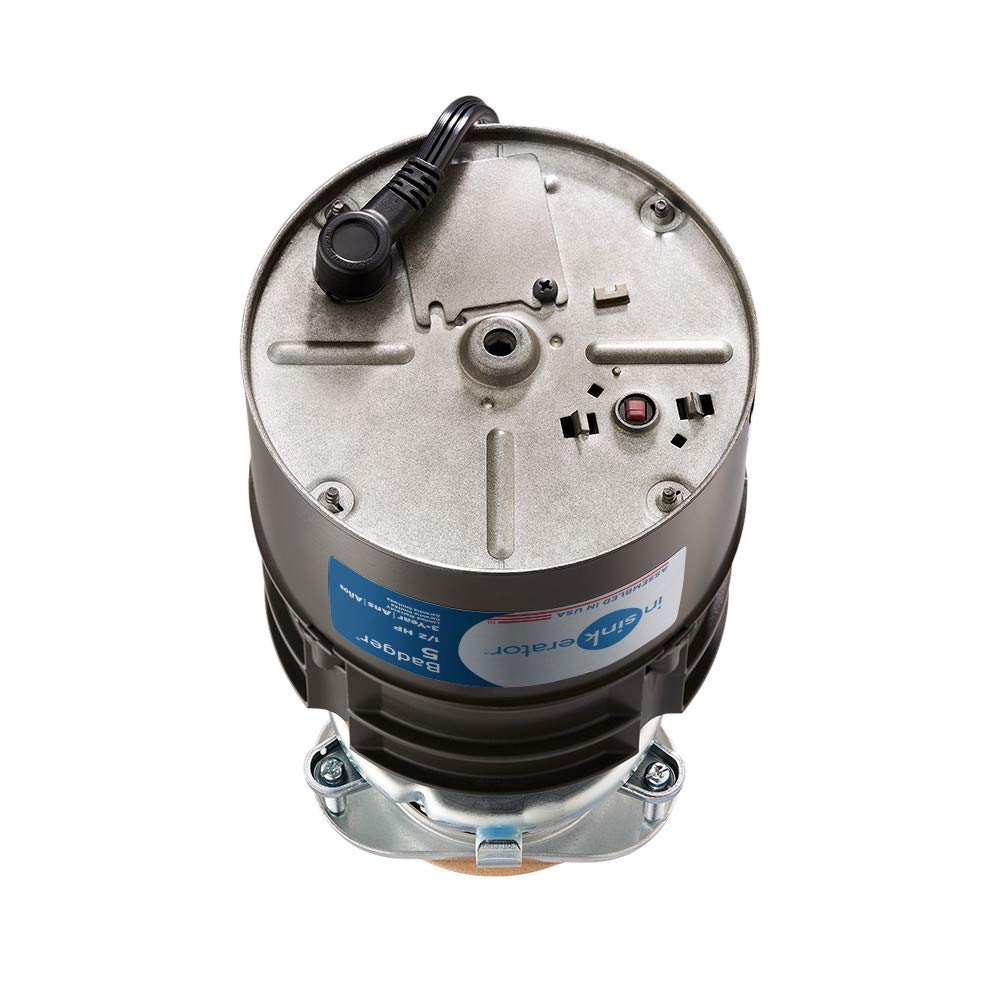 Black 1/3 HP Continuous Feed Garbage Disposal, Black 1/2 HP Continuous Feed Garbage Disposal G8052