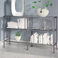 Silver Console Table X619476