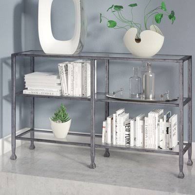 Silver Console Table X619476