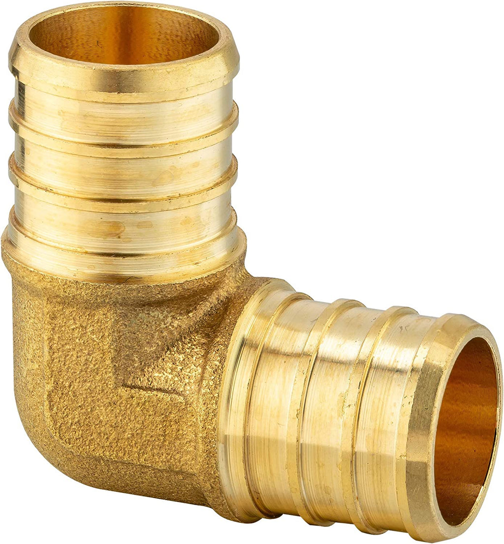 3/4 Inch 90 Degree Elbow Brass Crimp Fitting Z801498