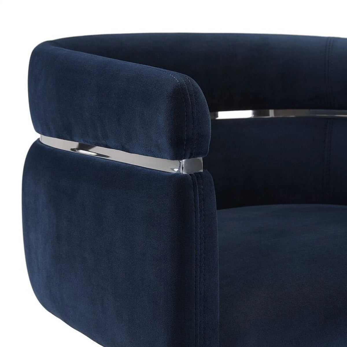 Blue Velvet Accent Chair G14704