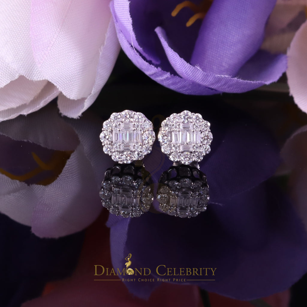 925 Silver Floral Stud Earrings Z277971