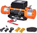 13000 lb 12V Electric Winch Kit with 85ft Synthetic Rope V860