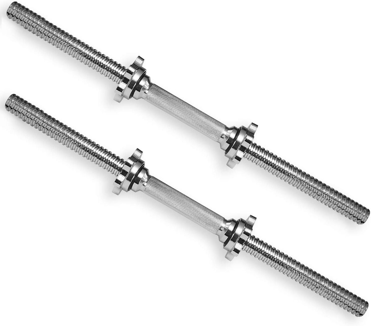 Threaded Dumbbell Handles Adjustable Dumbbell Bar Handles 1 inch Standard Weight Plate Pair P347653
