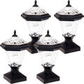 2 Pack Solar Post Cap Light for 4 x 4 Wood Posts R598938