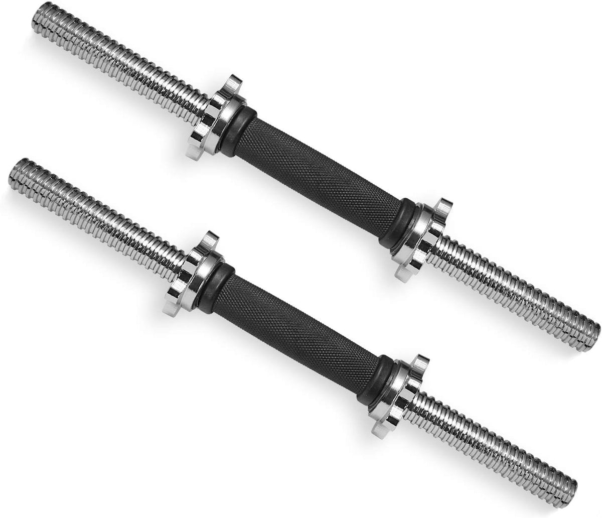 Threaded Dumbbell Handles Adjustable Dumbbell Bar Handles 1 inch Standard Weight Plate Pair P347653