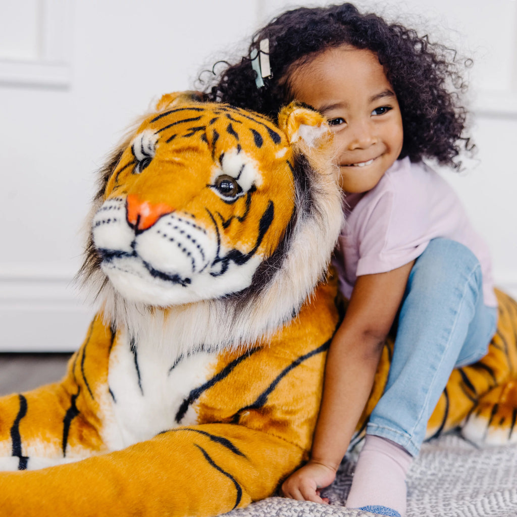 Giant Tiger Stuffed Animal Over 5 Feet Long C9240