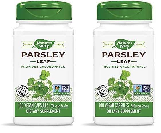 Parsley Leaf 100 Vegan Capsules Pack of 2 E2232