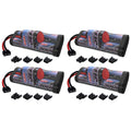 8.4V 3000mAh 7 Cell NiMH Battery X4 Packs O656246