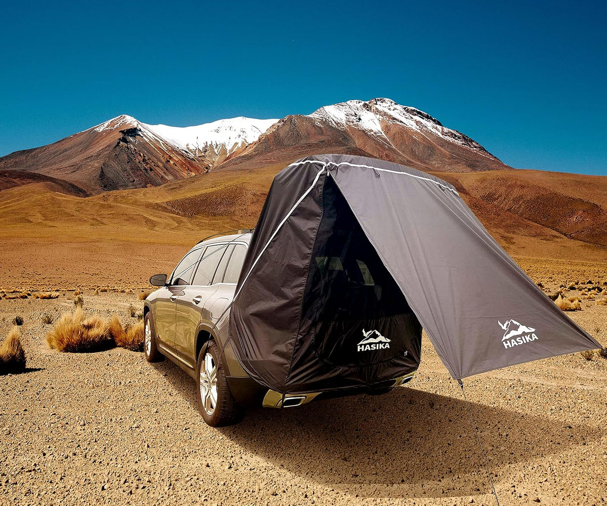 Black Waterproof 3000MM Tailgate Shade Tent for SUV Van X4747