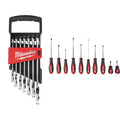17-Piece Flex-Head Ratcheting Combination Wrench Set Metric A516579
