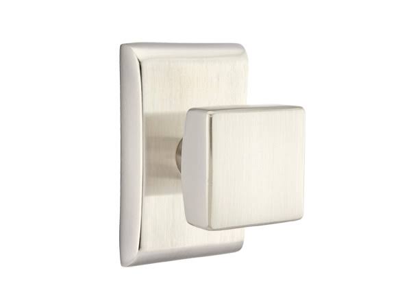 Satin Nickel Double Dummy Square Knob X31326