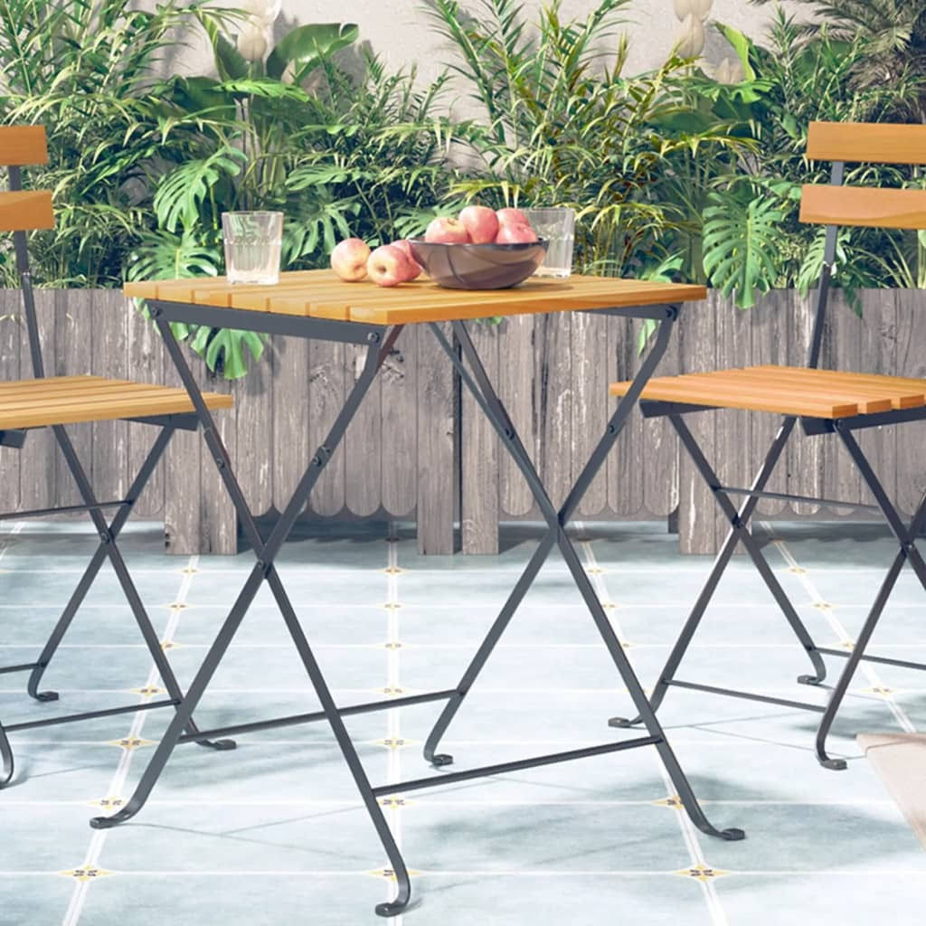 Solid Acacia Wood Bistro Table A774542