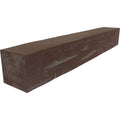 Aged Pecan Hand Hewn Faux Wood Fireplace Mantel W2995