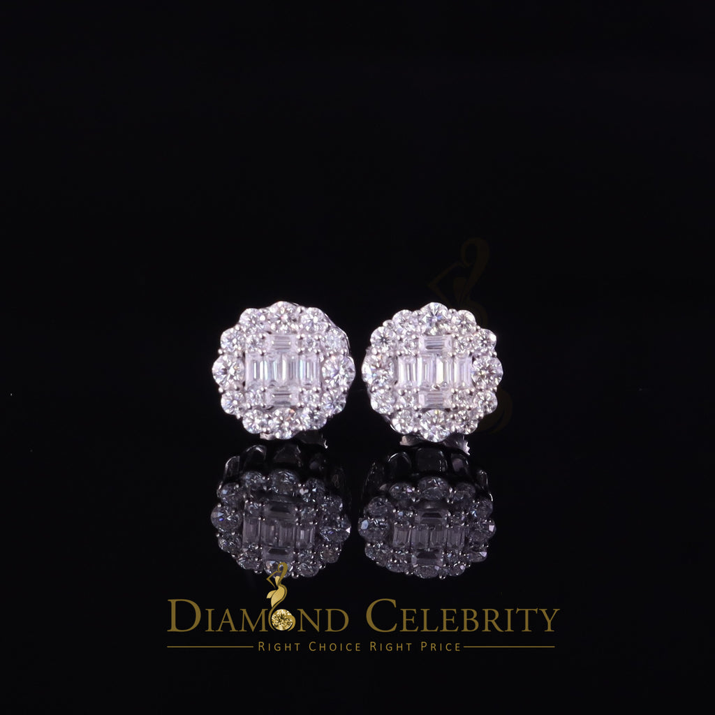 925 Silver Floral Stud Earrings Z277971