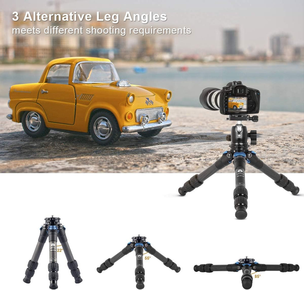 Carbon Fiber Mini Tripod with Center Column I93201