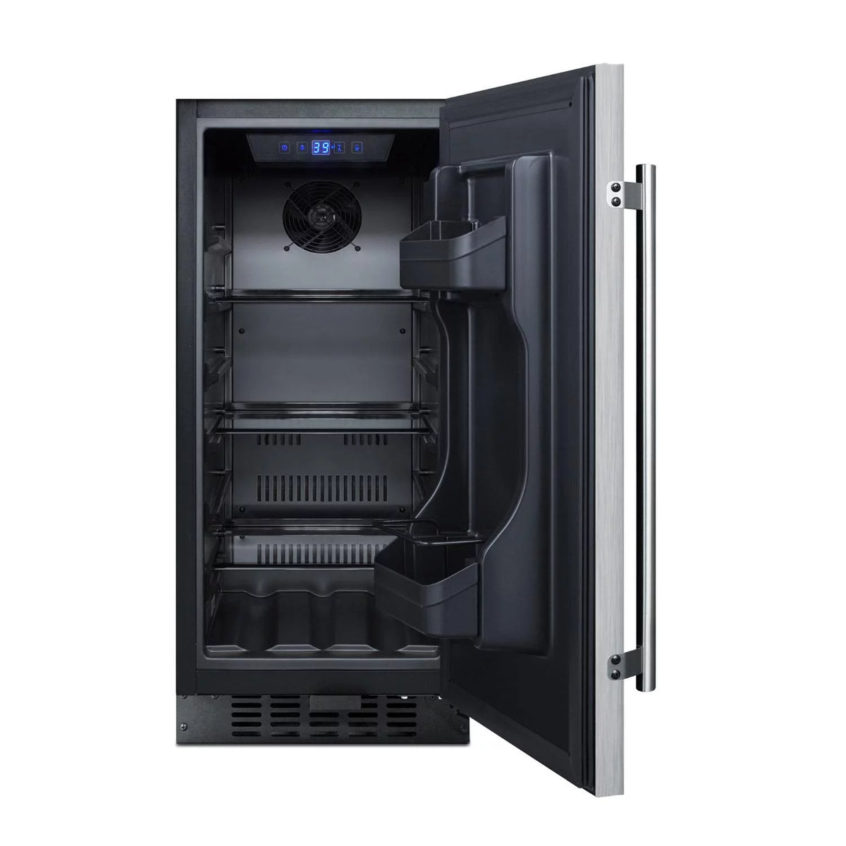 15-Inch 3.0 Cu. Ft. Outdoor Rated Compact Refrigerator - Stainless Steel B5817