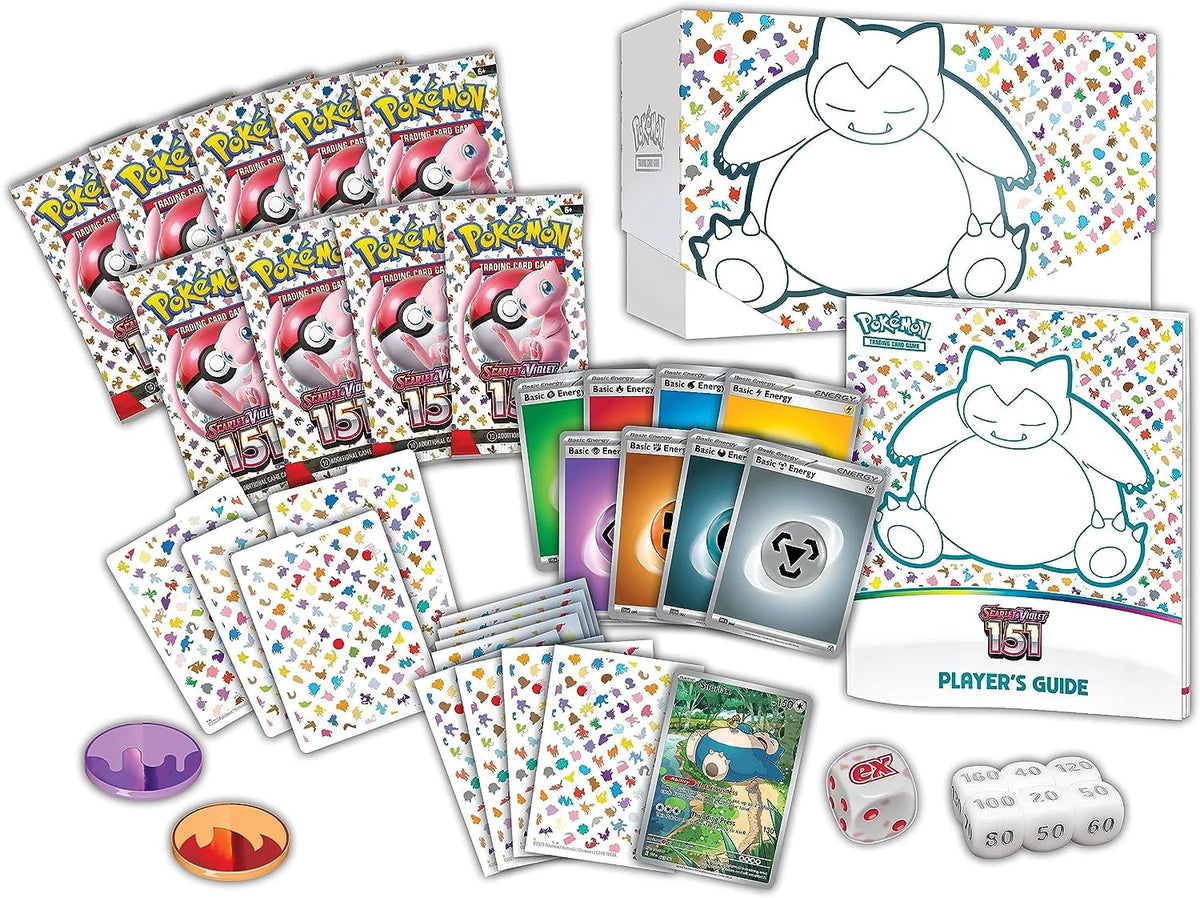 Pokemon Trading Card Games 151 Elite Trainer Box 9 Booster Packs P6939