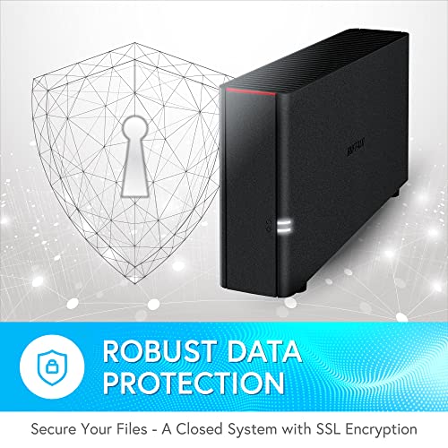 4TB 1-Bay NAS Network Attached Storage with HDD Hard Drives V213867