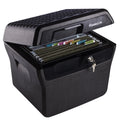 Fire-Resistant Water-Resistant File Safe Box with Key Lock 0.66 Cu. ft. W6970