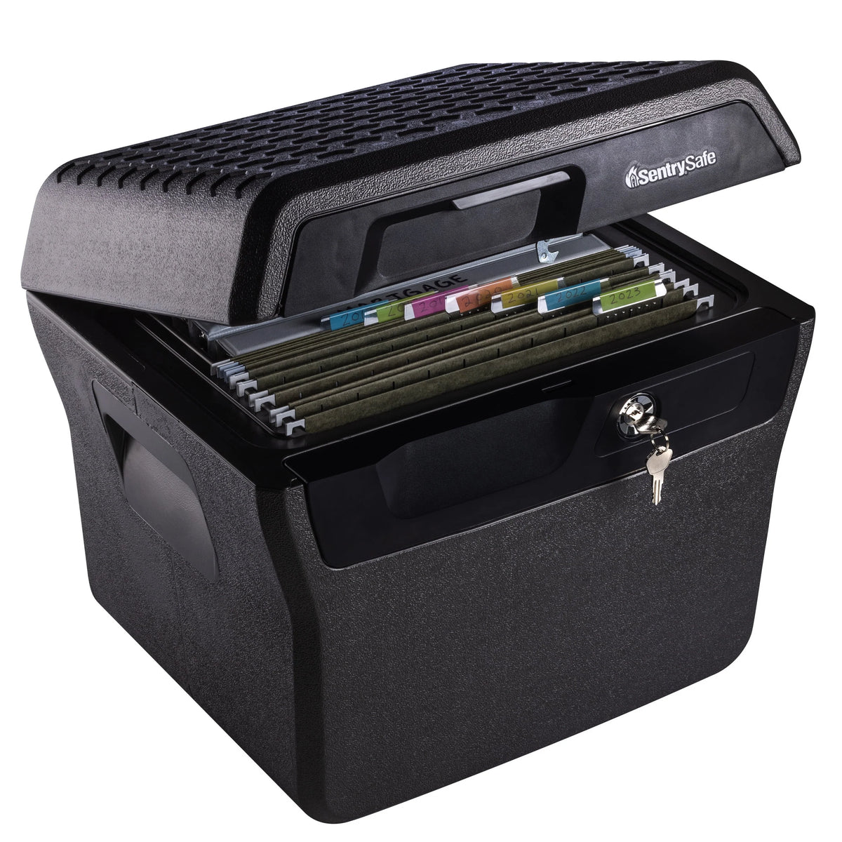 Fire-Resistant Water-Resistant File Safe Box with Key Lock 0.66 Cu. ft. W6970