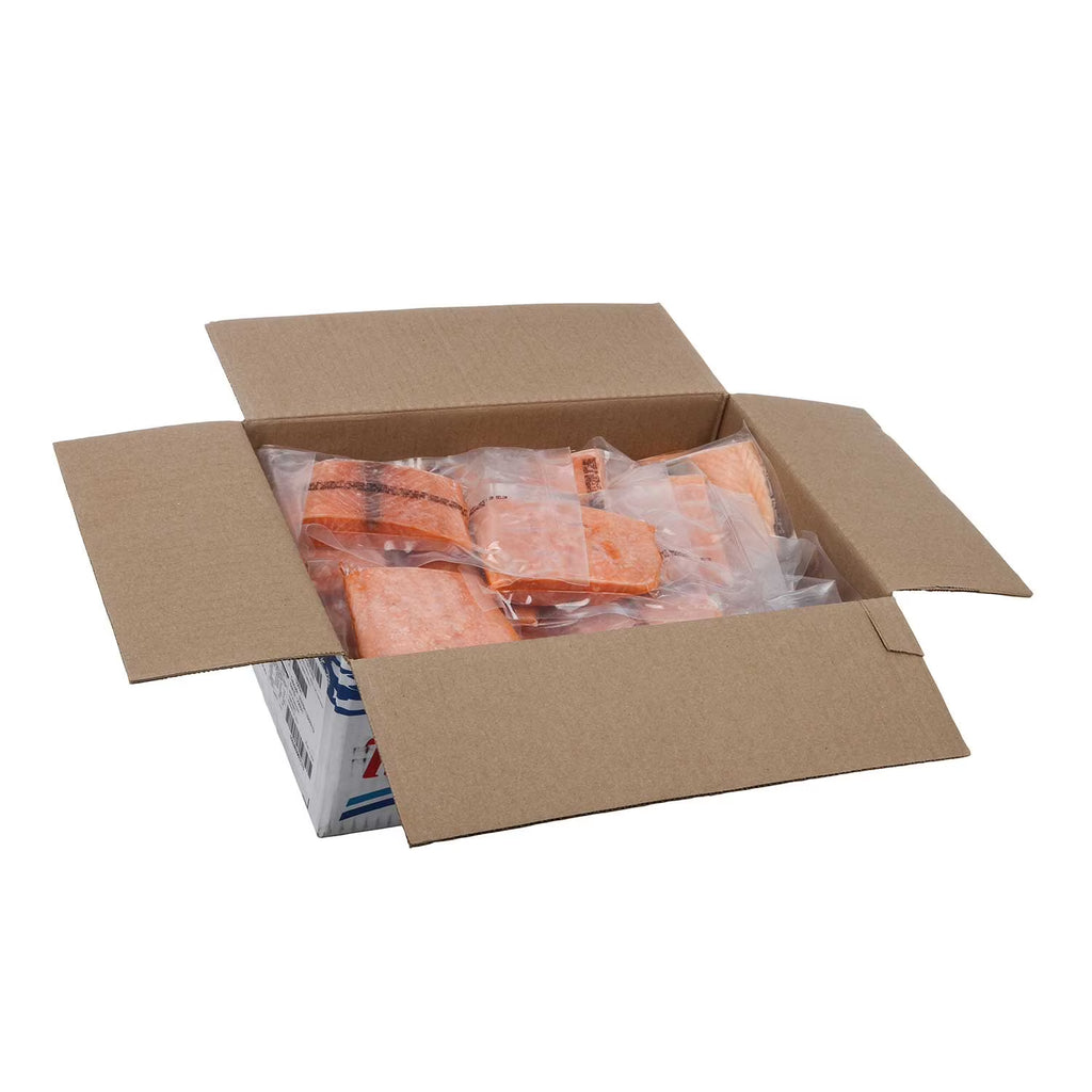 Skinless Boneless Atlantic Salmon Fillet, 27 of 6 Ounce Pieces, 10 Pound W563032