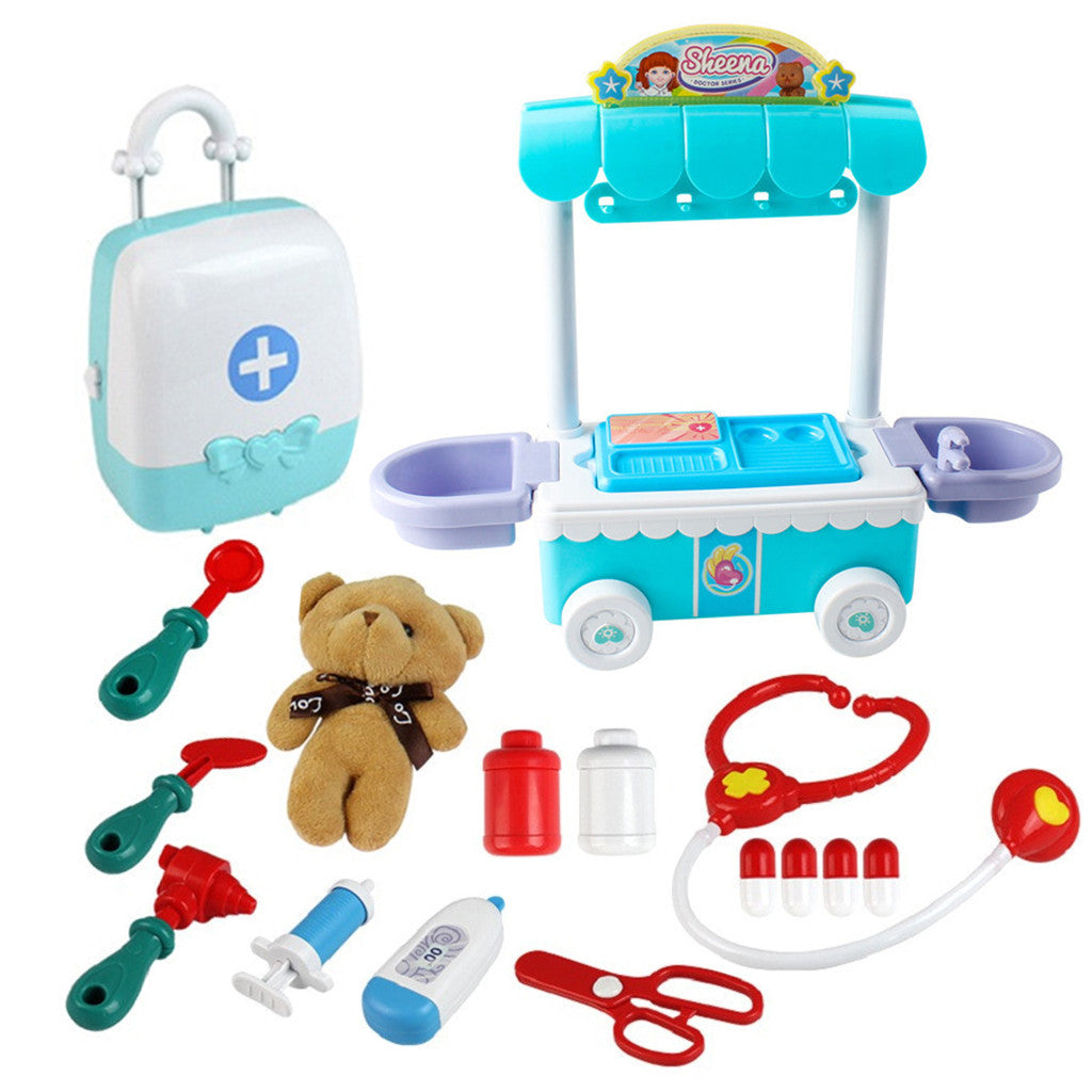 Doctor Kit Surgical Car with Music Kids Play House Educational Role Play Toy T581803