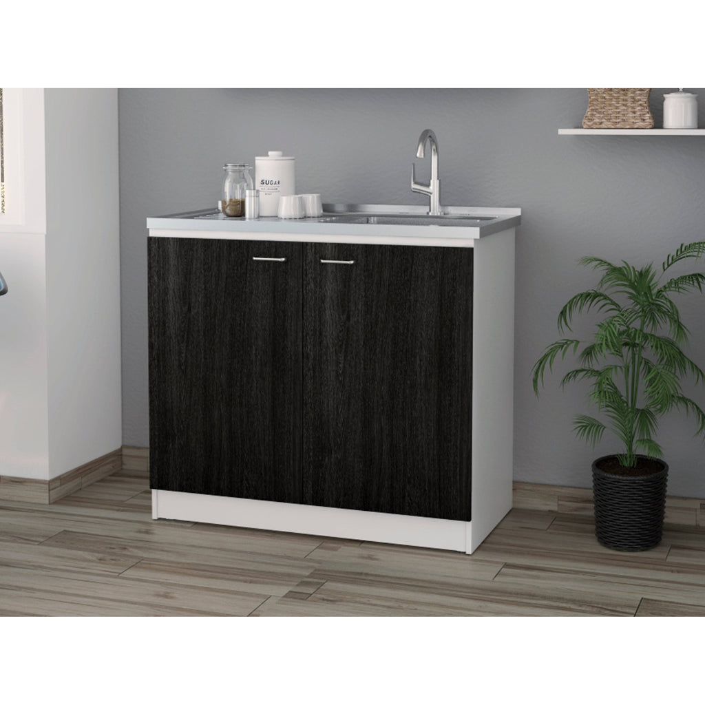 Espresso Utility Sink Cabinet W1865
