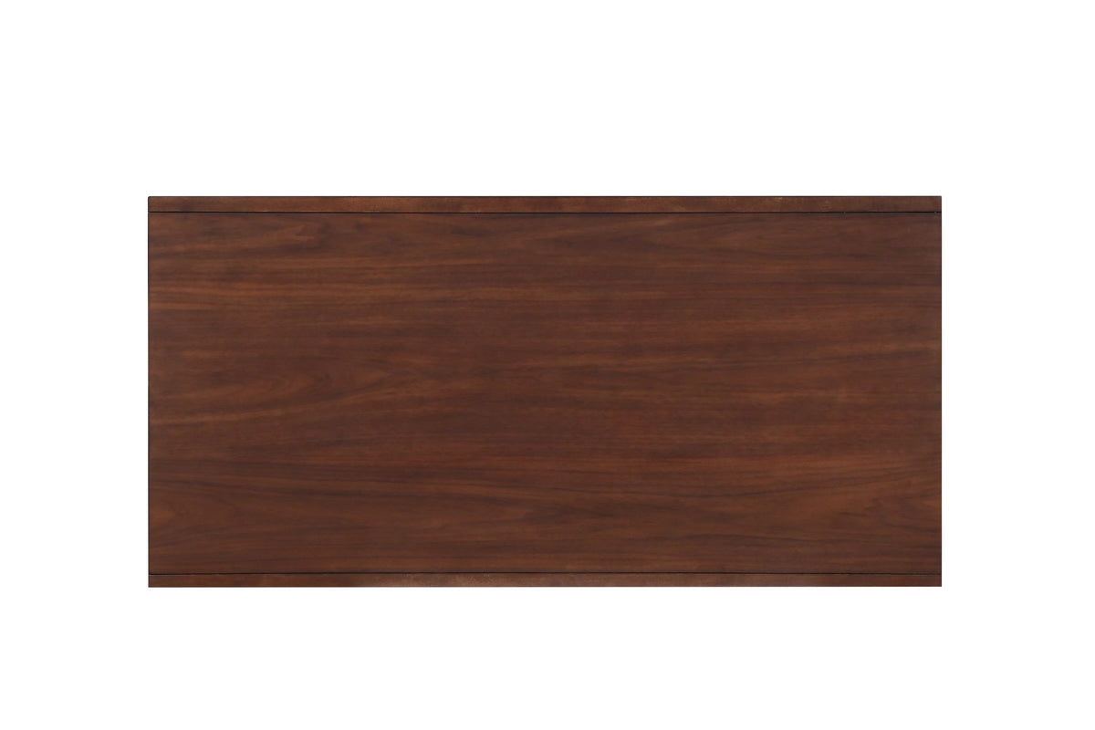 1 Pc Brown Wood Coffee Table with 2 Drawers G5375