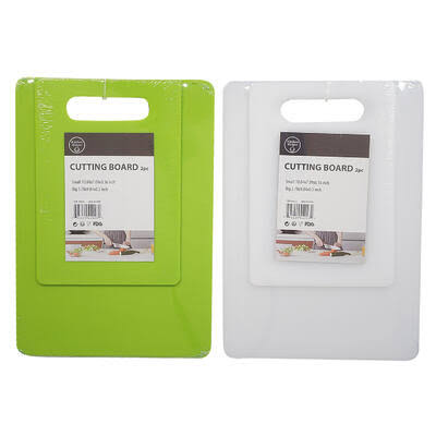 2 Piece Plastic Cutting Board Set Z275