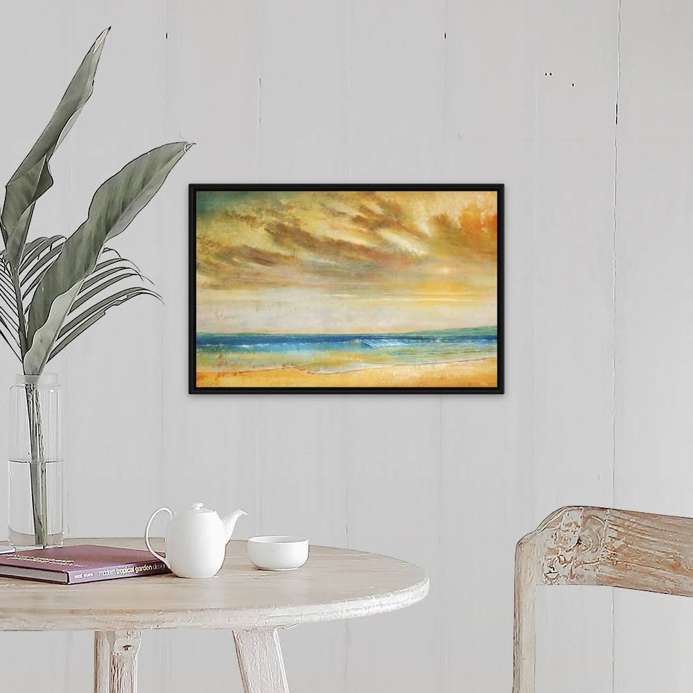 Black Float Frame Canvas Art - 24 x 16 V2336