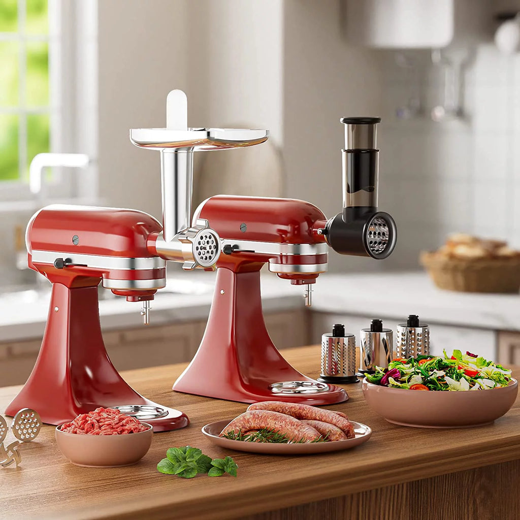 Meat Grinder & Slicer Shredder Attachments for Stand Mixers R91508