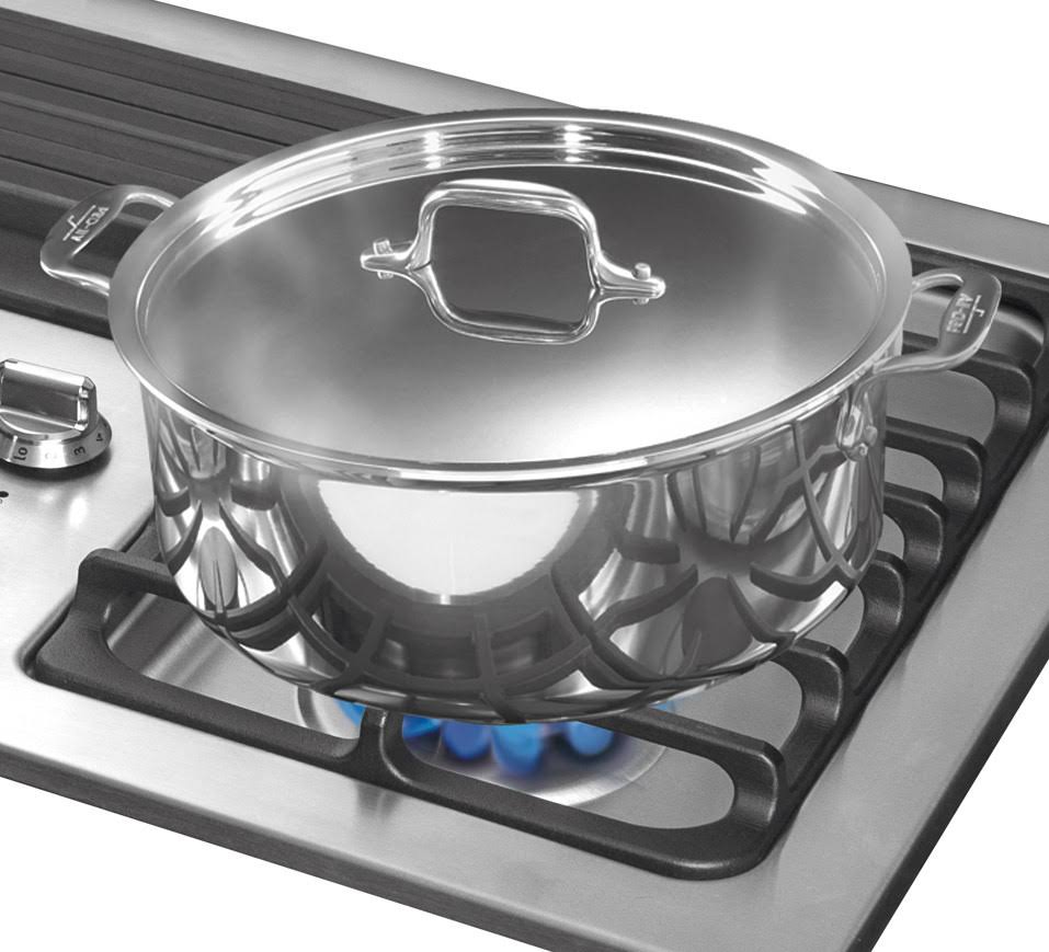 30x22 Gas Downdraft Cooktop Stainless Steel P723