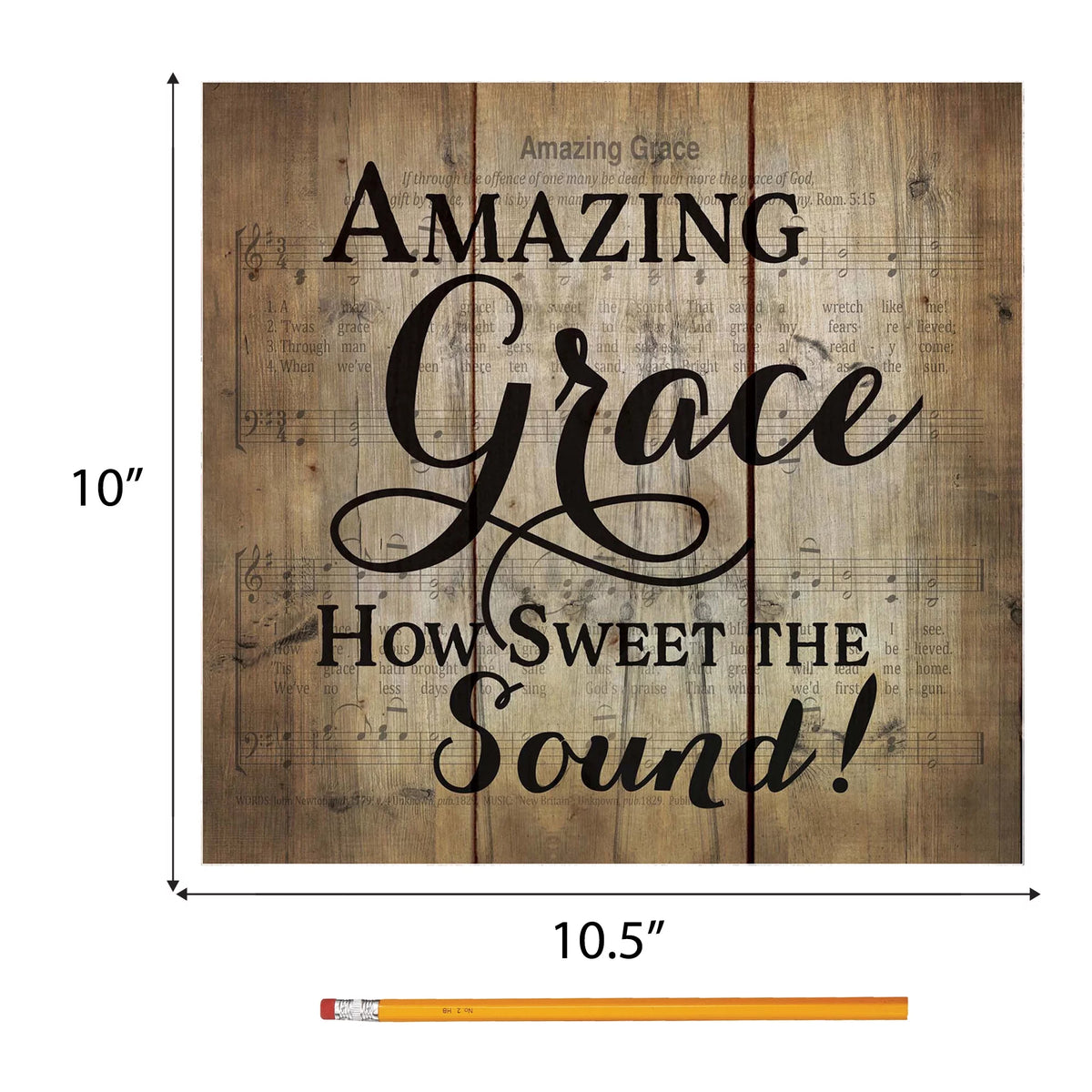 Wood Pallet Wall Art Sign Plaque 10 x 11 R3786