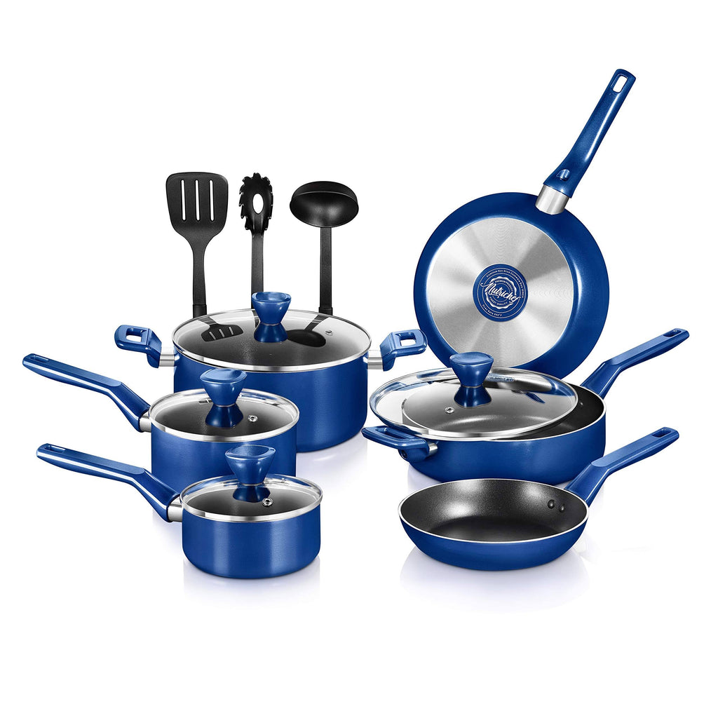 13-Piece Non-Stick Aluminum Cookware Set I7355