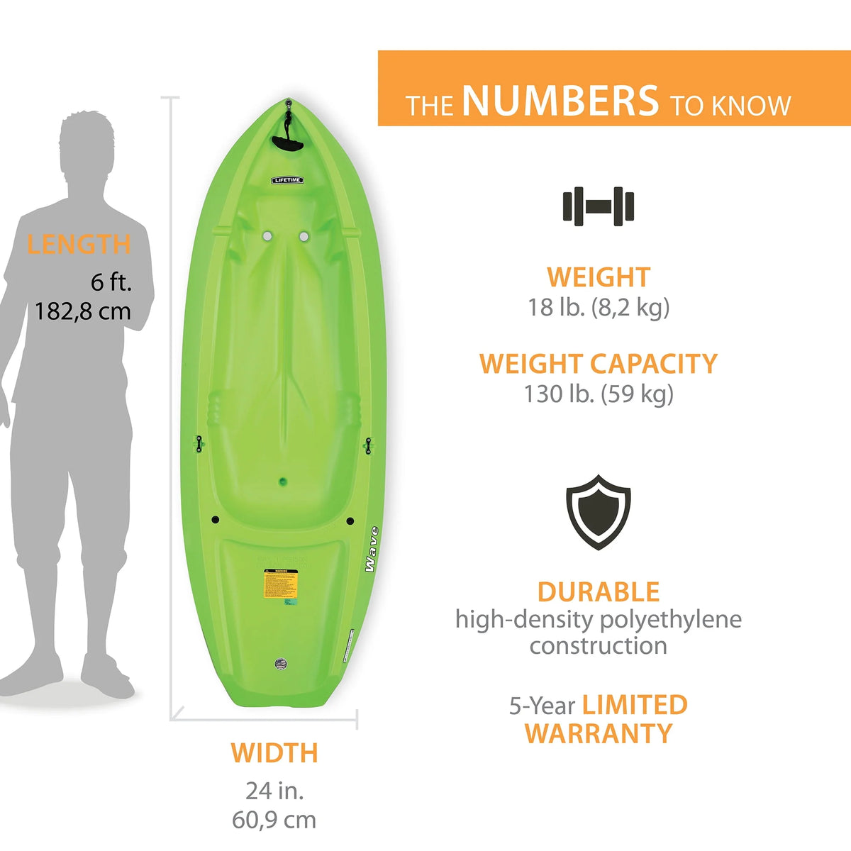 Green Youth Kayak with Paddle U101941