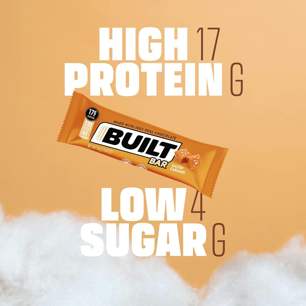 Salted Caramel Protein Bar, Gluten Free, 12 Count T89321