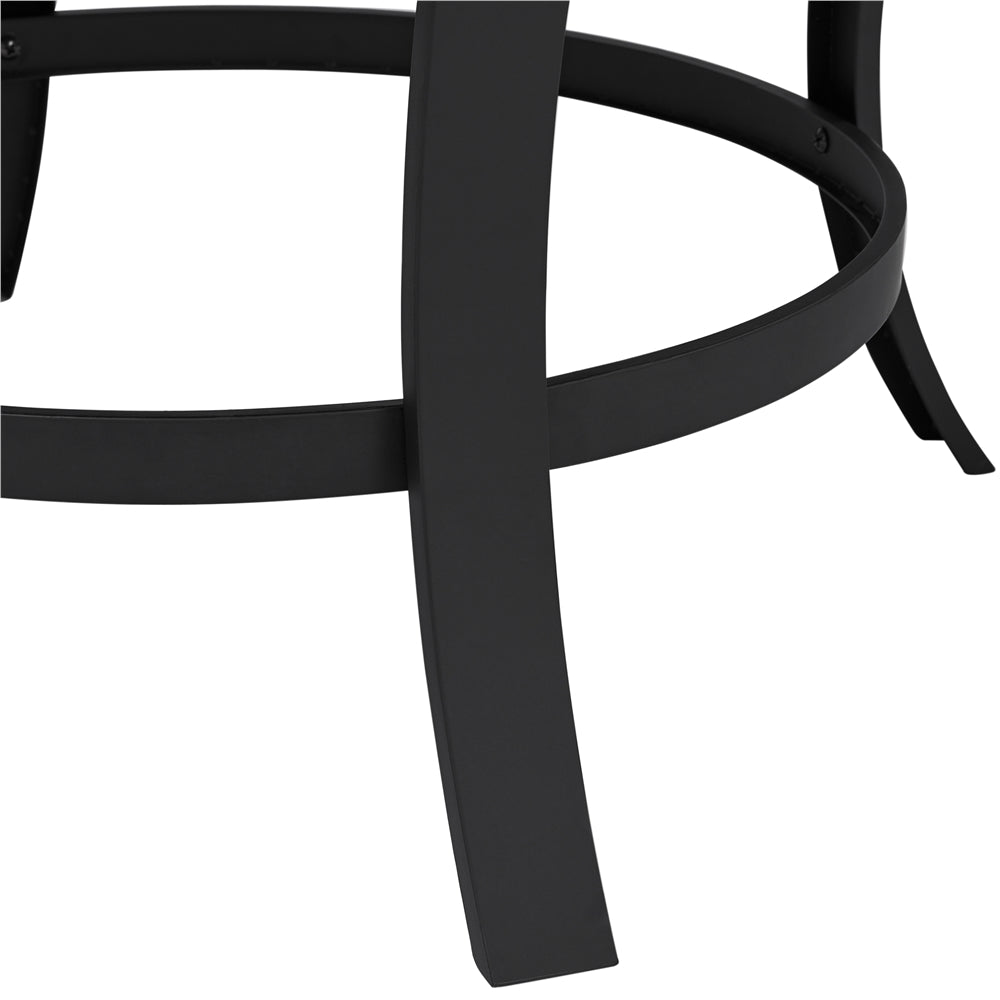Black Iron Fire Pit with Spark Screen and Wood Grate S71558