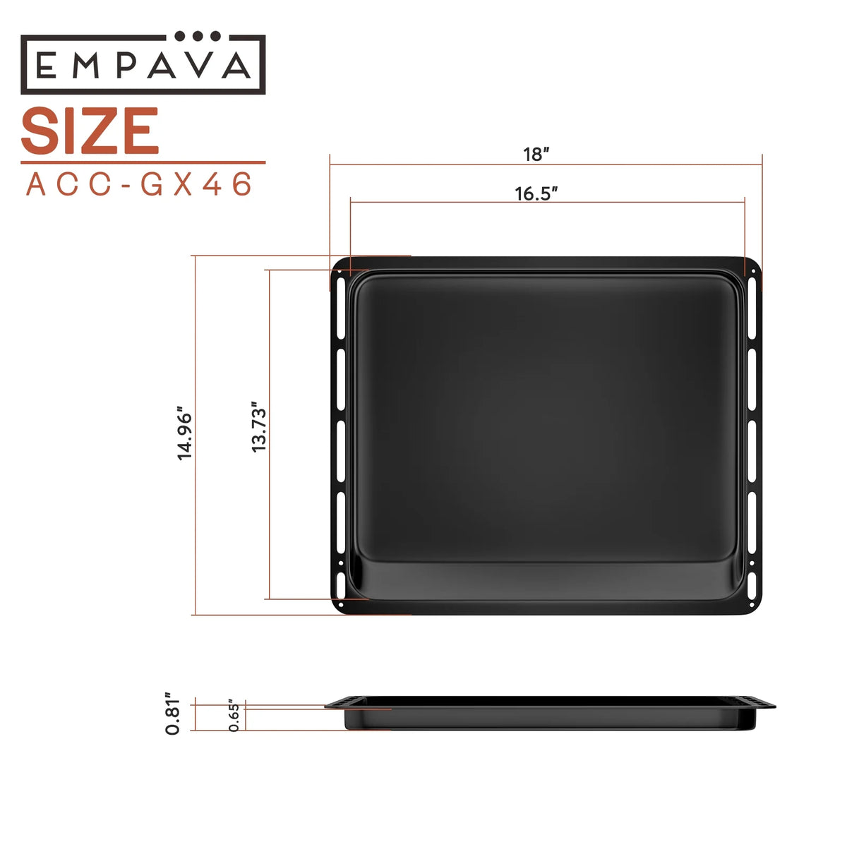 Black Oven Broiling Pan L387