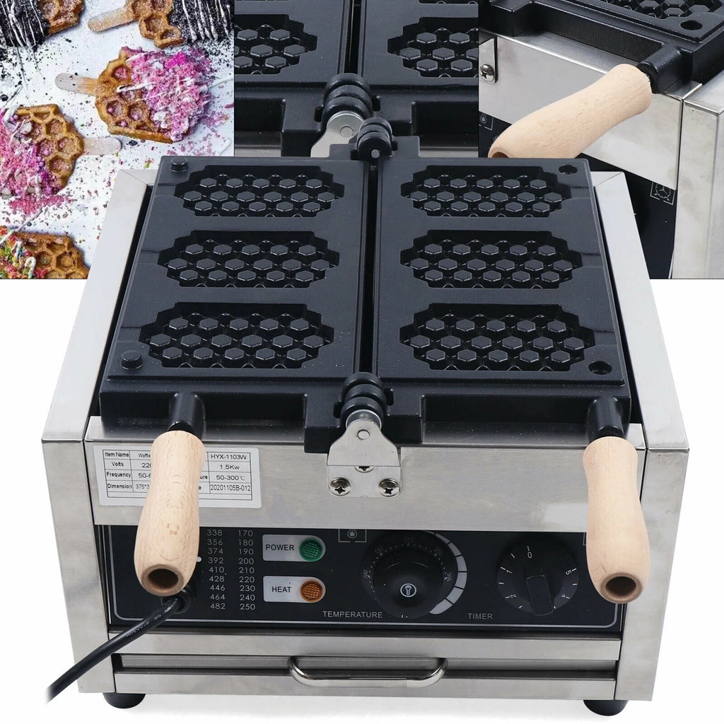 Nonstick Electric Waffle Maker 1500W P4071