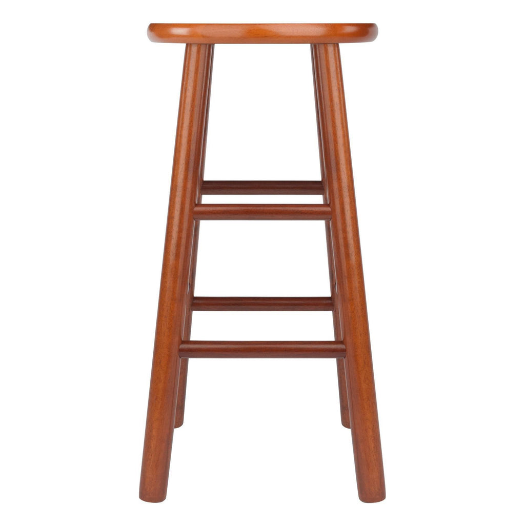 Cherry 24x22 Stool with Beveled Seat, Set of 2 K861