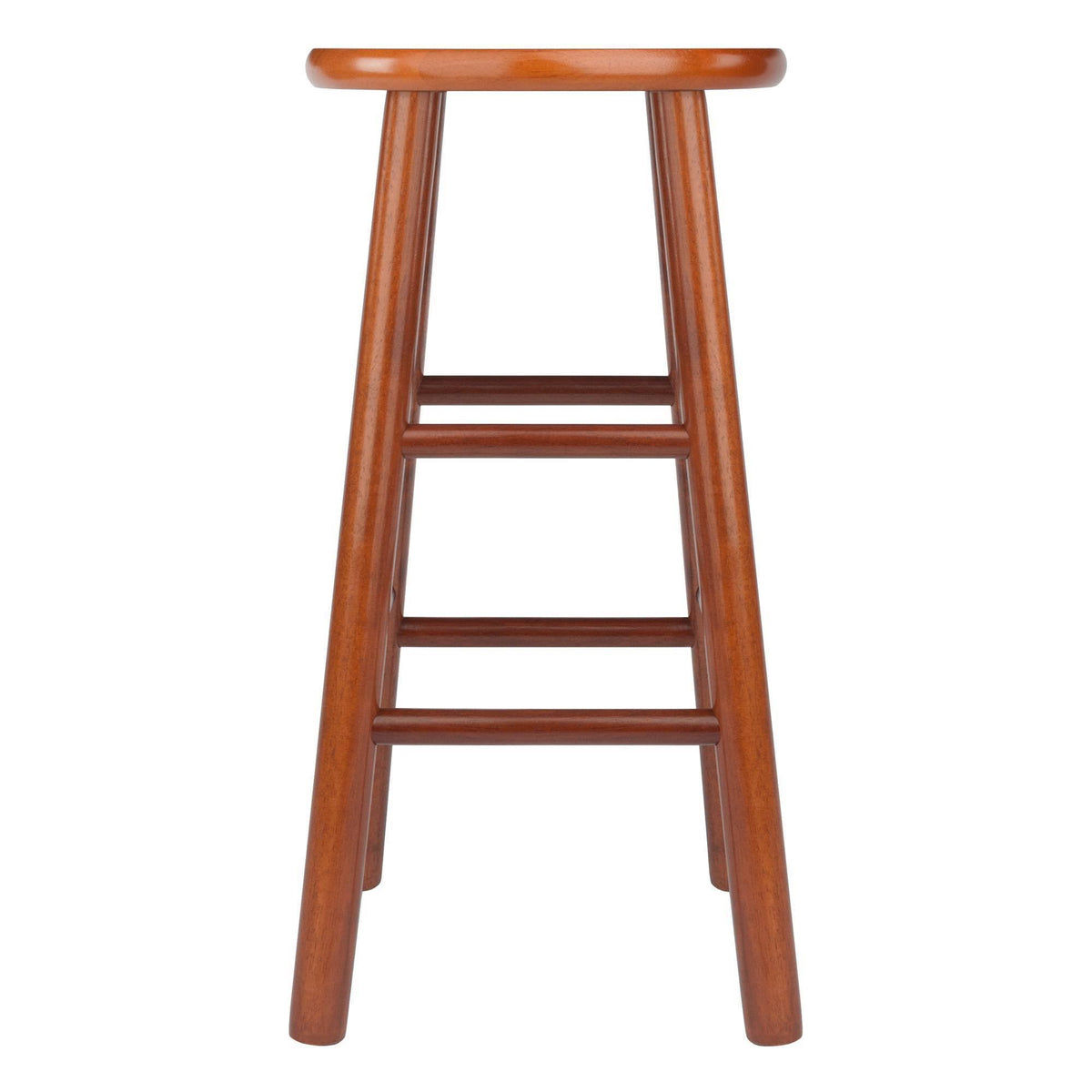 Cherry 24x22 Stool with Beveled Seat, Set of 2 K861