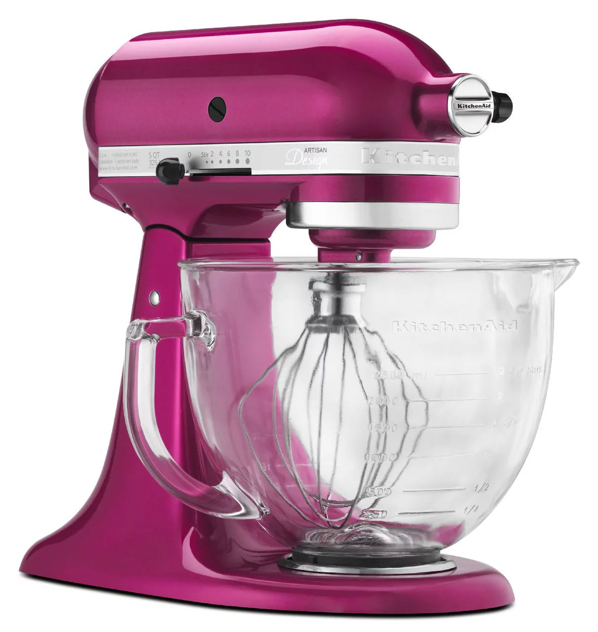 5 Quart Tilt-Head Stand Mixer with Glass Bowl X610127