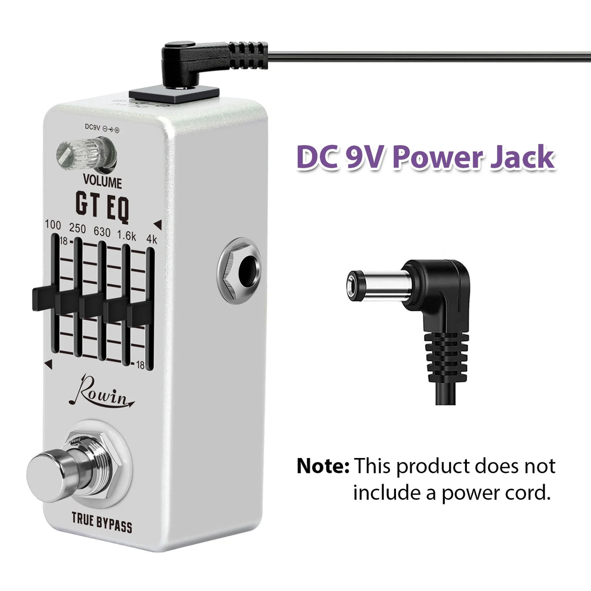 5-Band EQ Pedal for Electric Guitar with True Bypass G869
