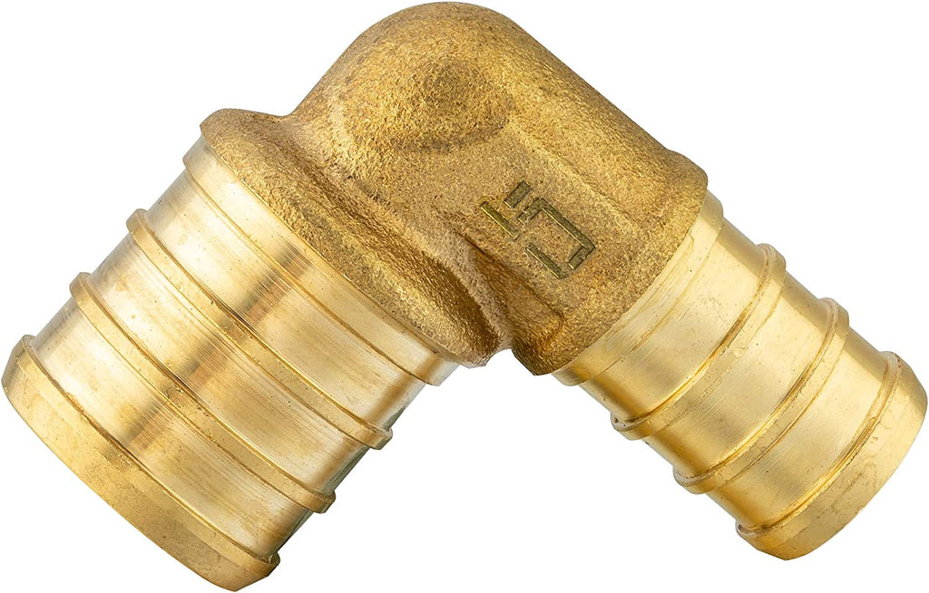 3/4 Inch 90 Degree Elbow Brass Crimp Fitting Z801498