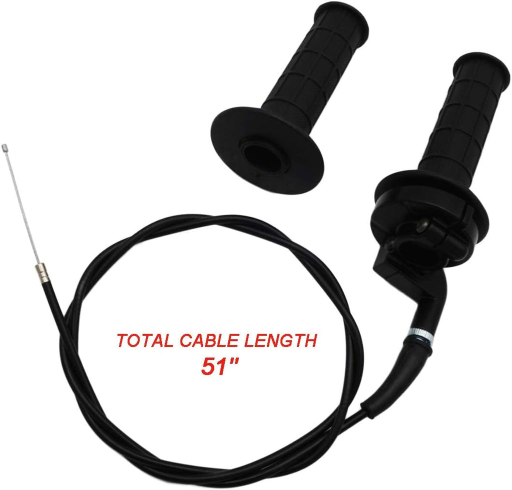 Throttle Accelerator Handle Grips and Cable Set T452317