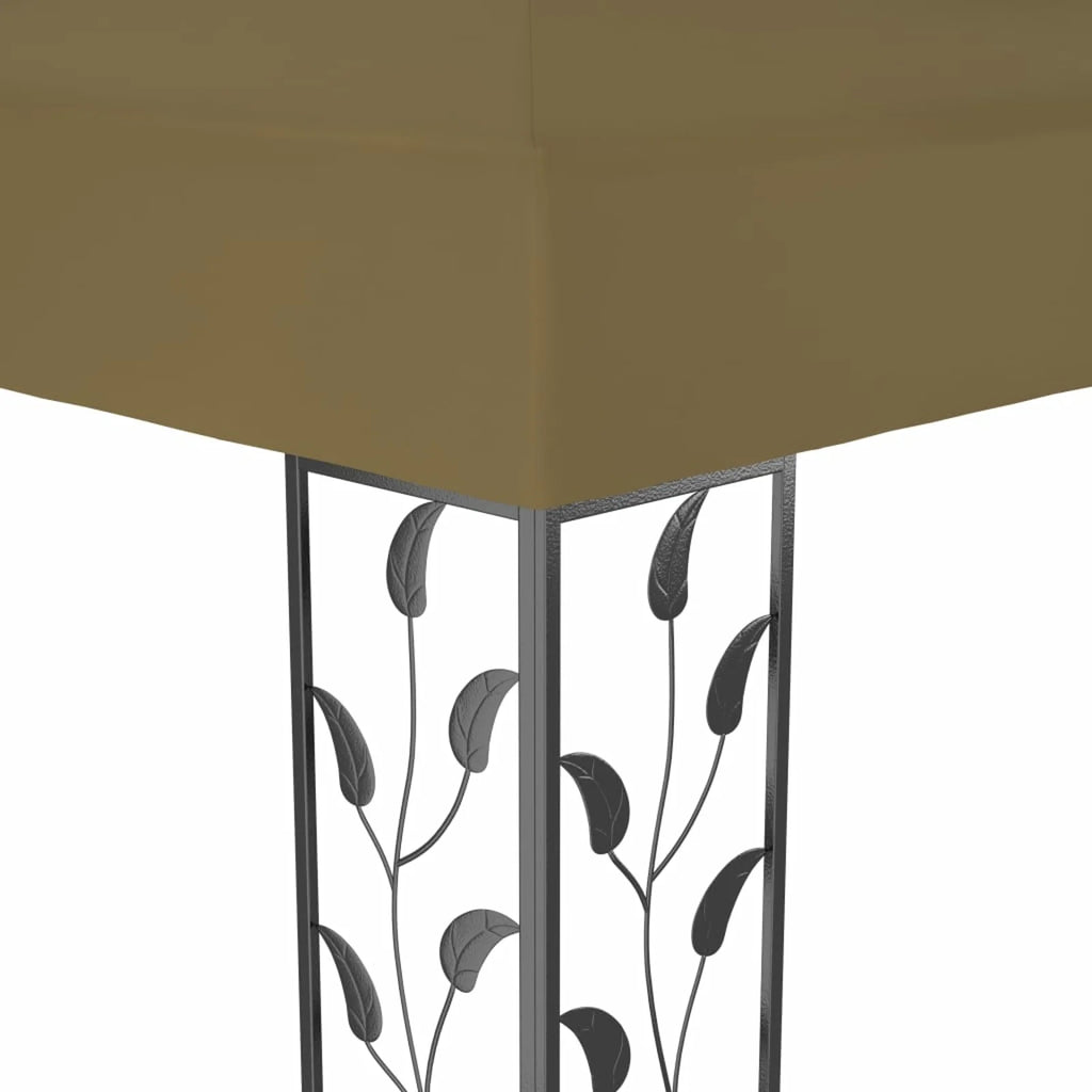 19.7'x9.8' Taupe Gazebo W566