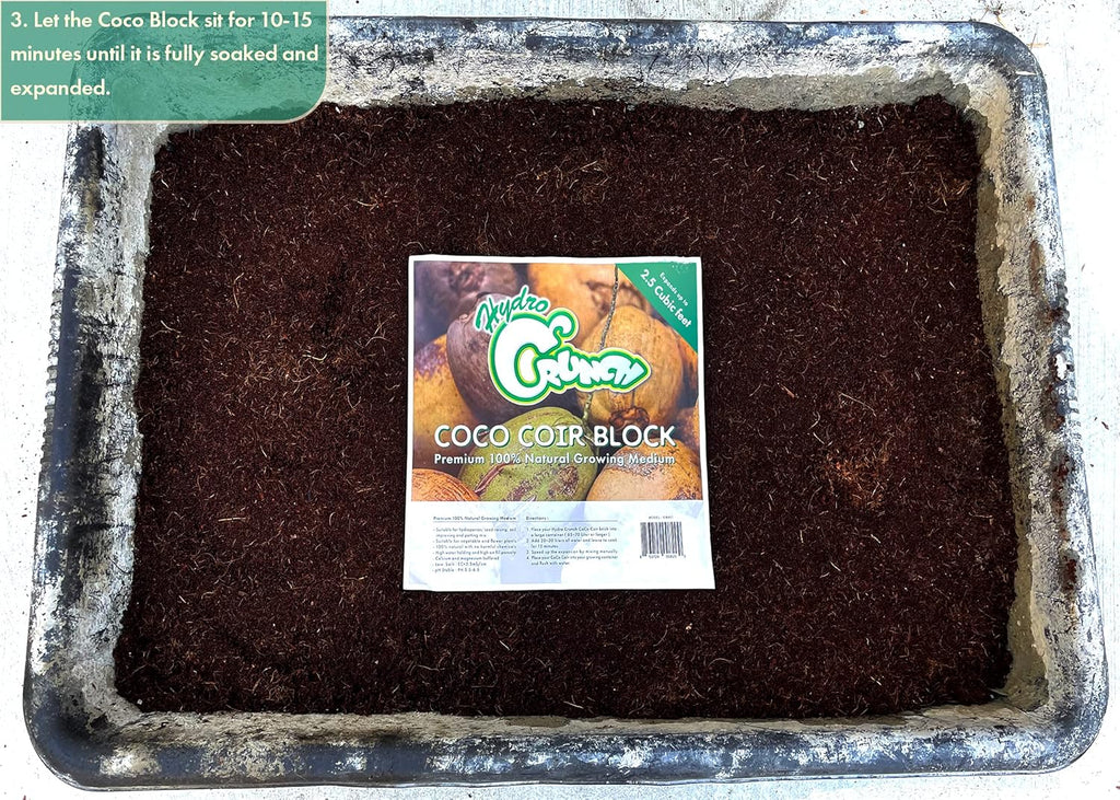 Coco Coir Block 2.5 Cubic Ft Block (2-Pack), Brown O77564